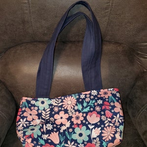 Flower Purse Blue