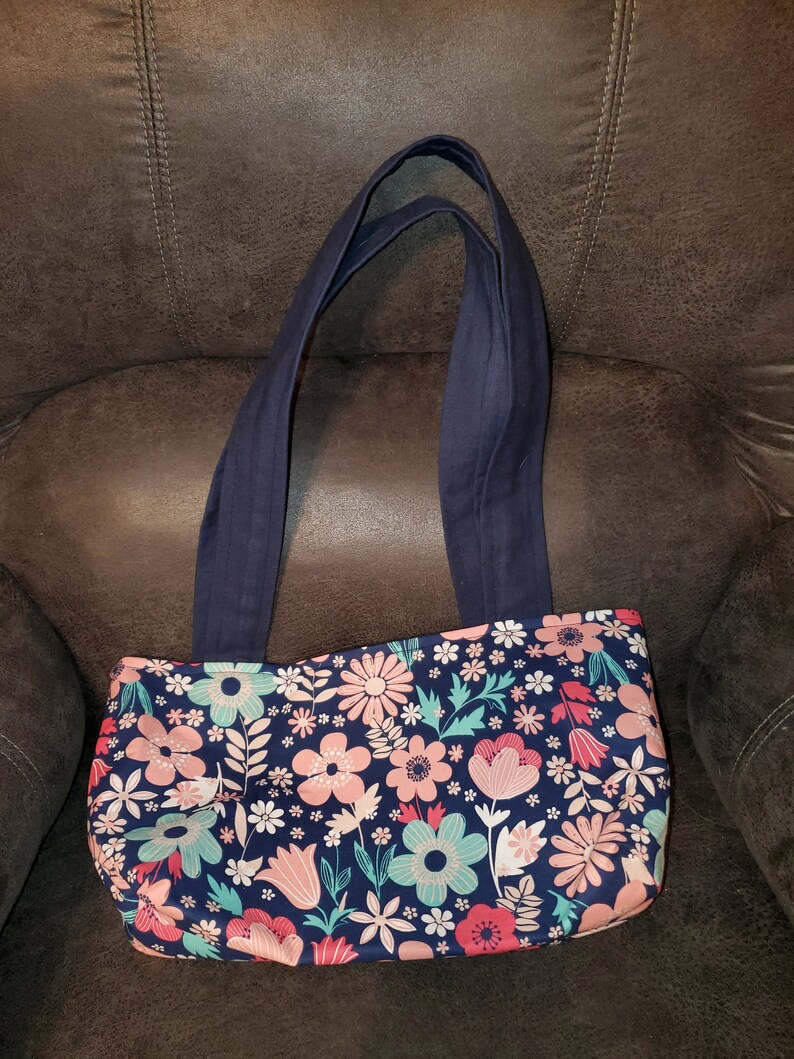 Flower Purse Blue