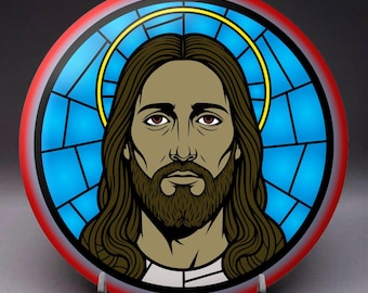 Jesus - SVG Disc Dye Template for Vinyl