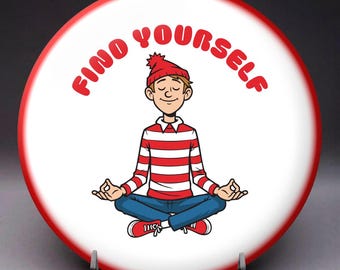 Waldo - SVG Disc Dye Template for Vinyl