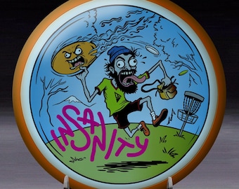 Insanity Character - SVG Disc Dye Template for Vinyl