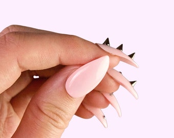 pix Soft Grunge Aesthetic Acrylic Nails soft grunge nails etsy