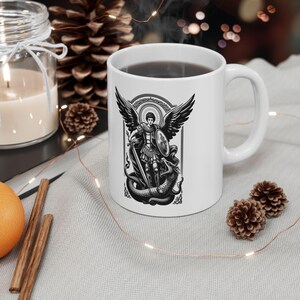 St. Michael the Archangel Coffee Mug Ceramic Mug, (11oz)