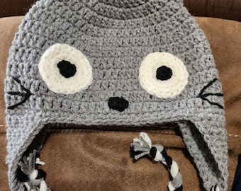 Totoro crochet beanie
