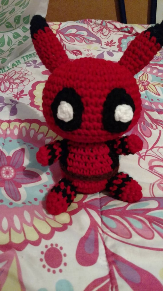 pikachu deadpool plush