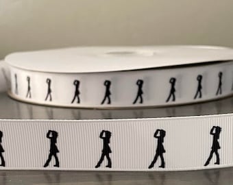 Cinta para bailarinas de drill, cinta de grosgrain de 7/8", regalo para bailarinas de drill