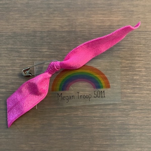 108 swap kits, rainbows personalized with name and troop #, bridging swap kits, set of 108 diy swap kits