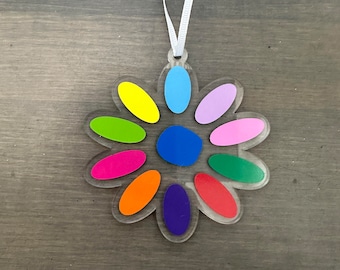 daisy petal ornament, gift for troop, troop leader gift