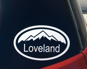 Loveland Pass Mountain Medallion Automotive Emblem
