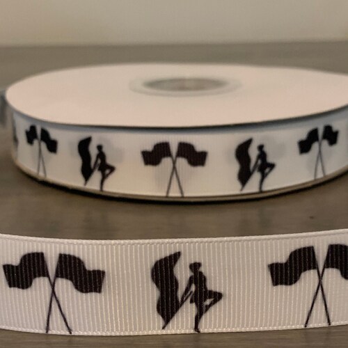 Color Guard Ribbon 7/8 Grosgrain Ribbon Color Guard Etsy
