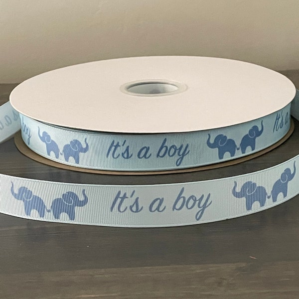 Baby Boy Ribbon Etsy