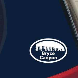 Bryce Canyon sticker, Bryce Canyon National Park car window decal