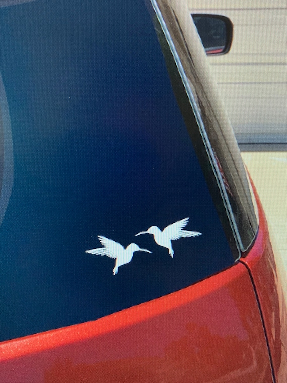 Hummingbird Bumper Sticker - Oval Car Decal, 4mil Vinyl, Weather Resistant, 3x5 Or 4.5x7.5 Inch - View #8