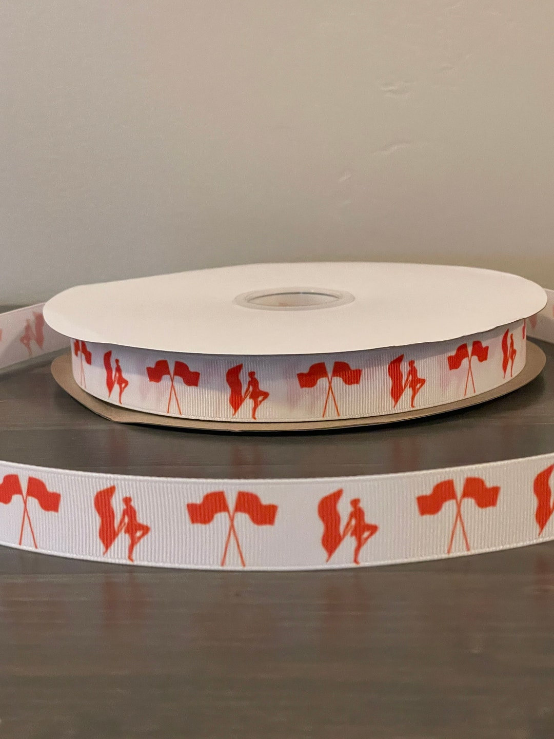 Color Guard Ribbon in Orange, 7/8
