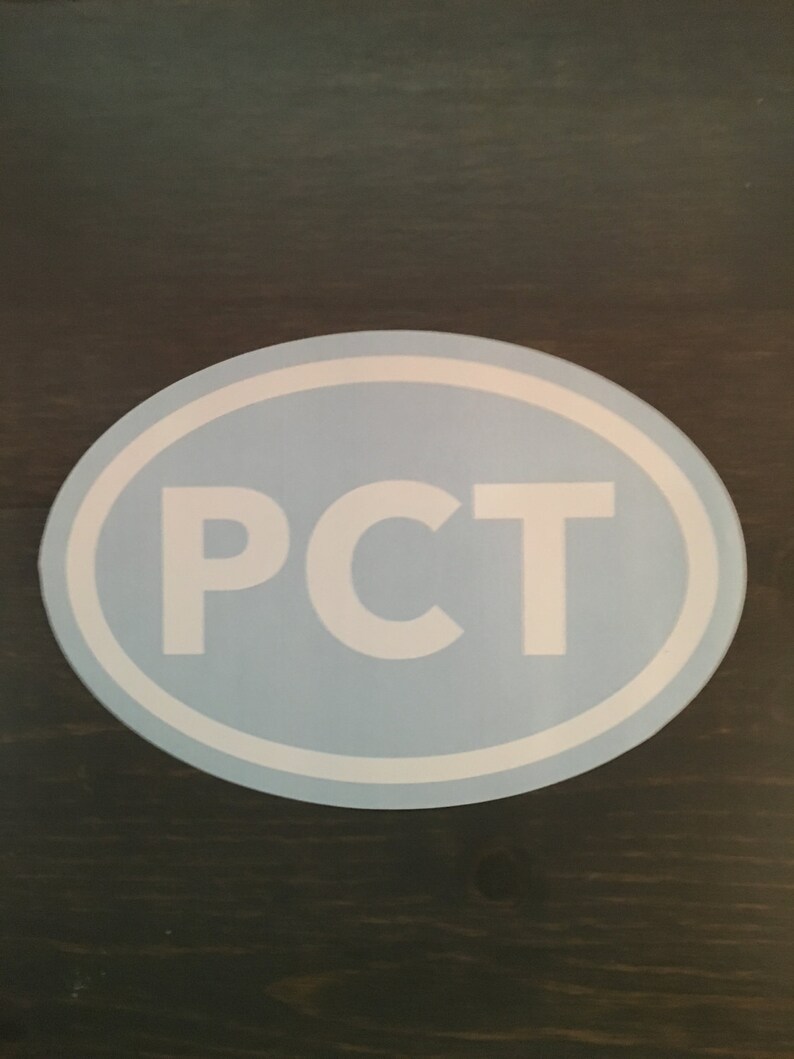 Pct Sticker PCT Decal, Pacific Crest Trail Sticker, PCT Vinyl Car Window Decal, PCT ...