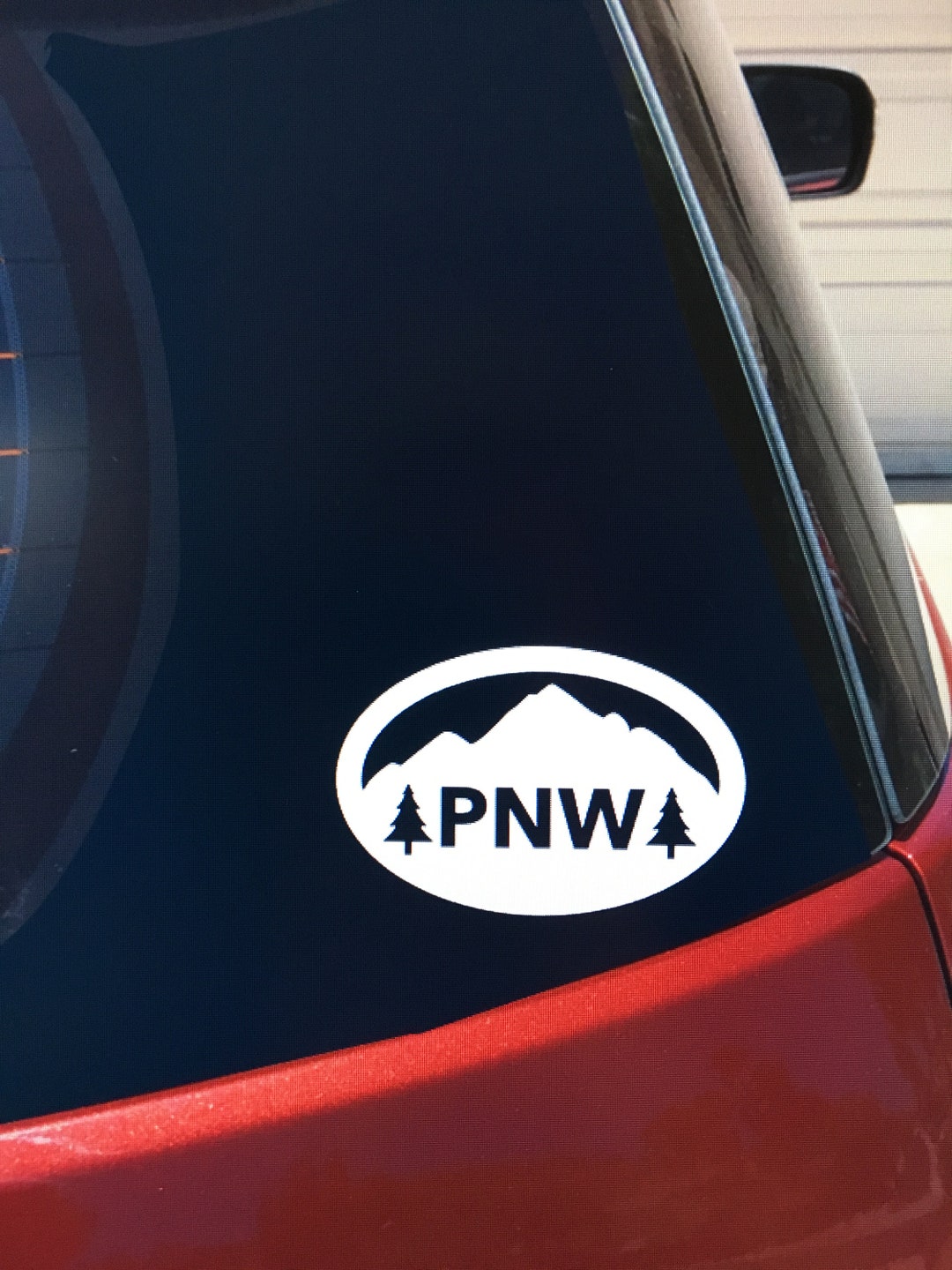 Pacific Northwest Car Decal, PNW Vinyl Sticker - Etsy