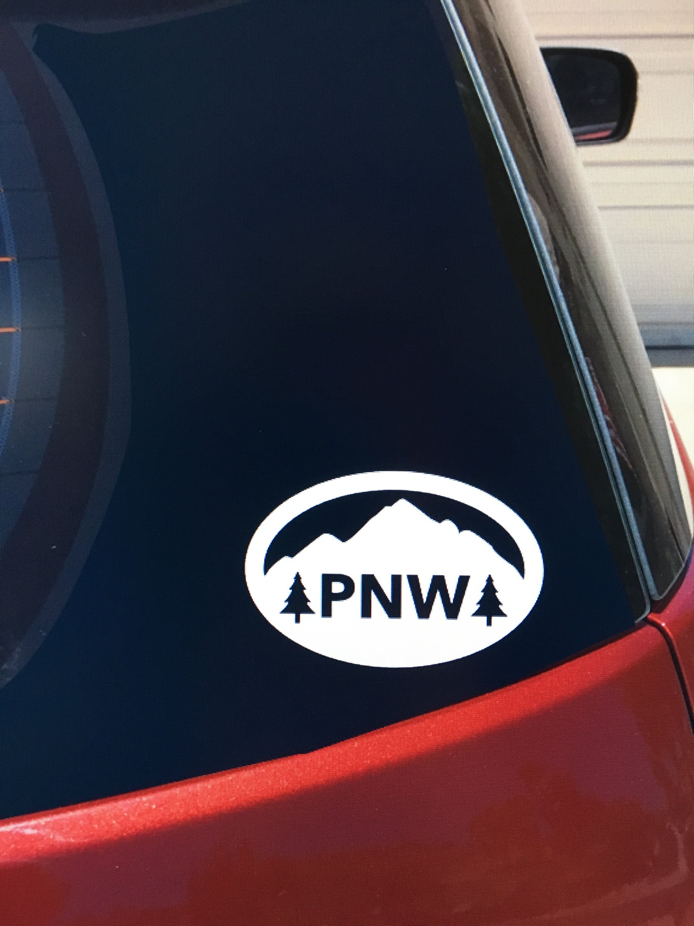 Pacific Northwest Car Decal, PNW Vinyl Sticker - Etsy