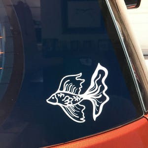 fish vinyl decal, fish sticker