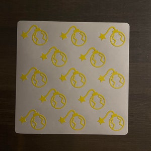 softball lightning bomb vinyl stickers, award stickers, softball all stars, baseball helmet decals, football helmet stickers