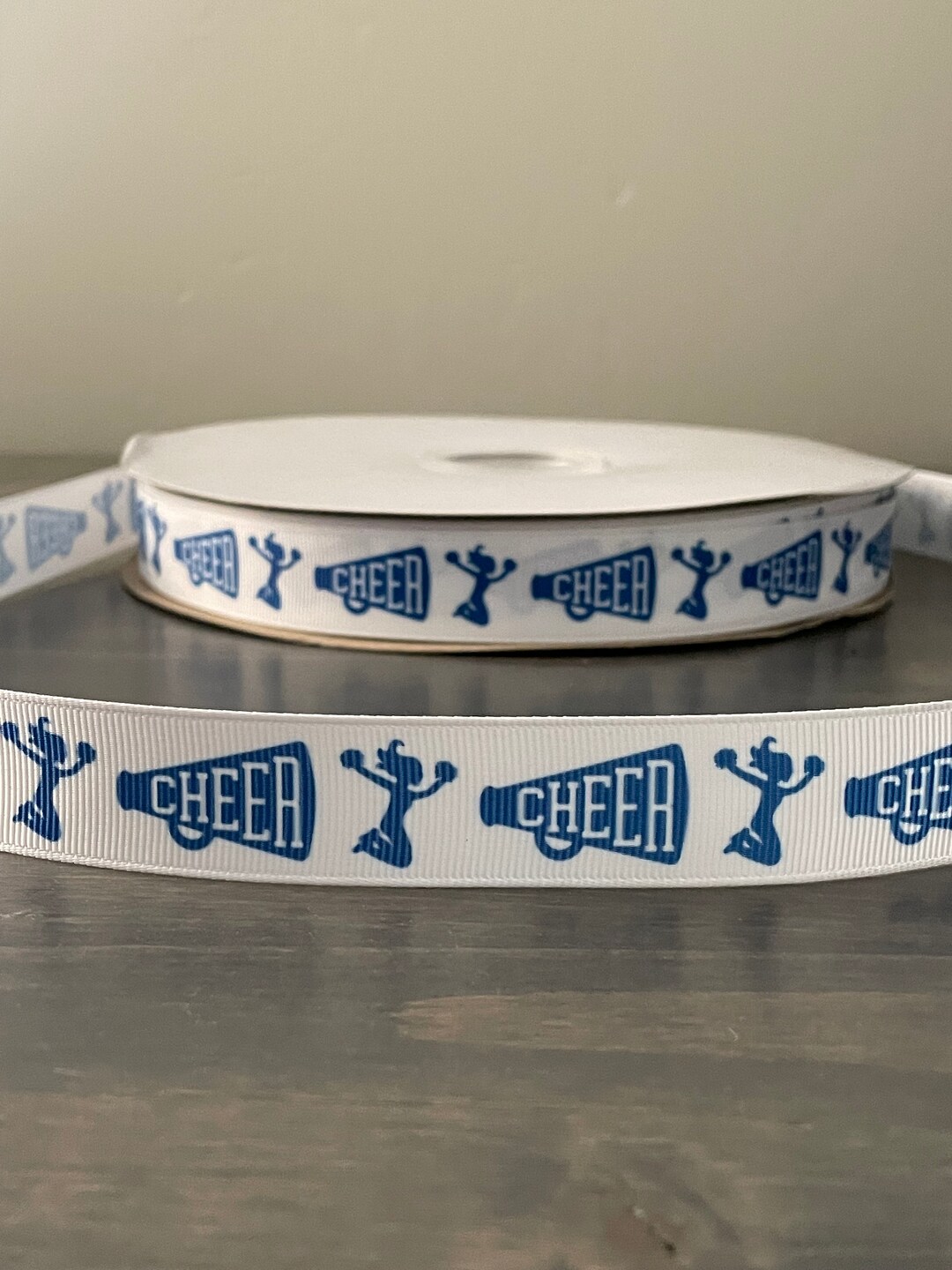 Cheer Ribbon in Blue, 7/8