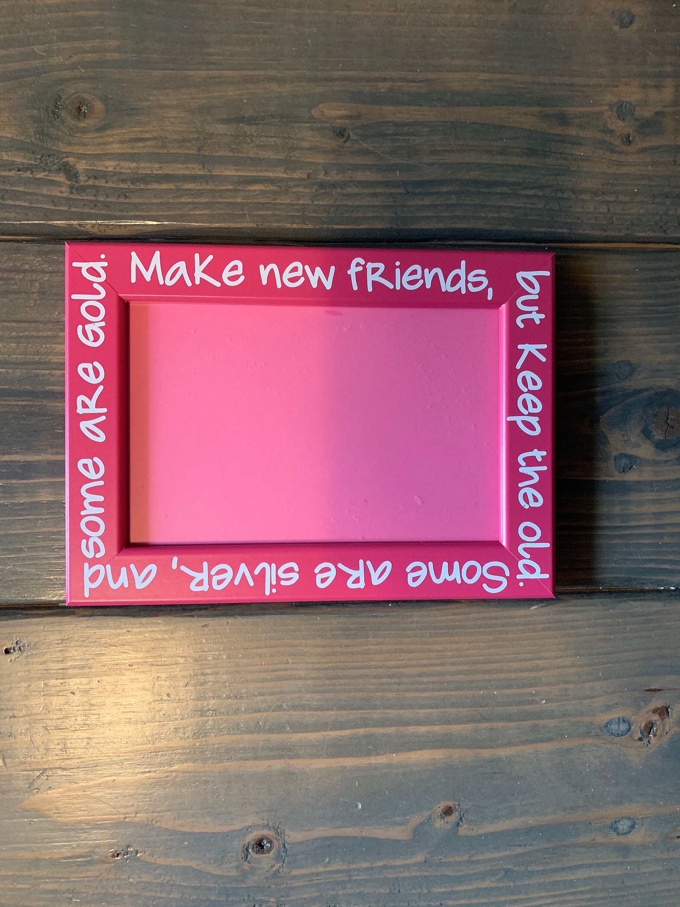 Friends picture frame 4 x 6 frame troop gift make new Etsy