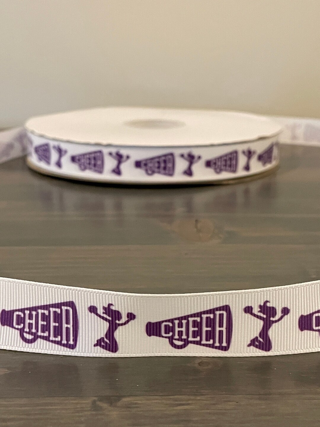 Cheer Ribbon, Purple 7/8