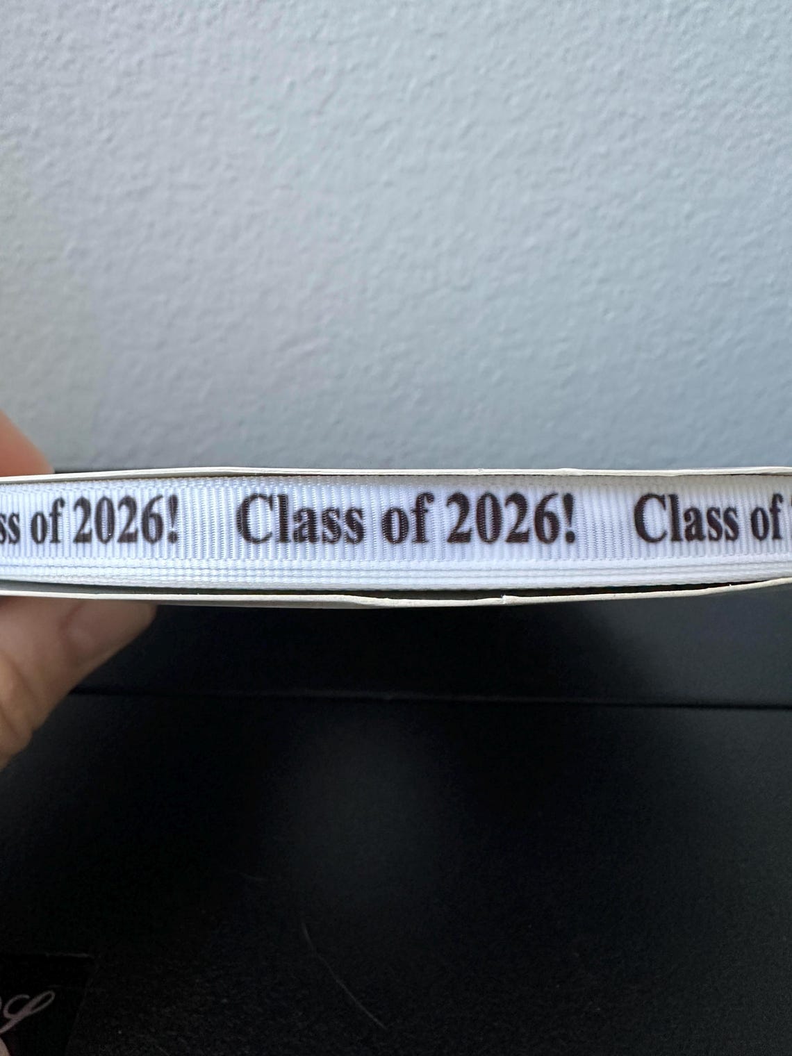 Class of 2026! Ribbon, 3/8