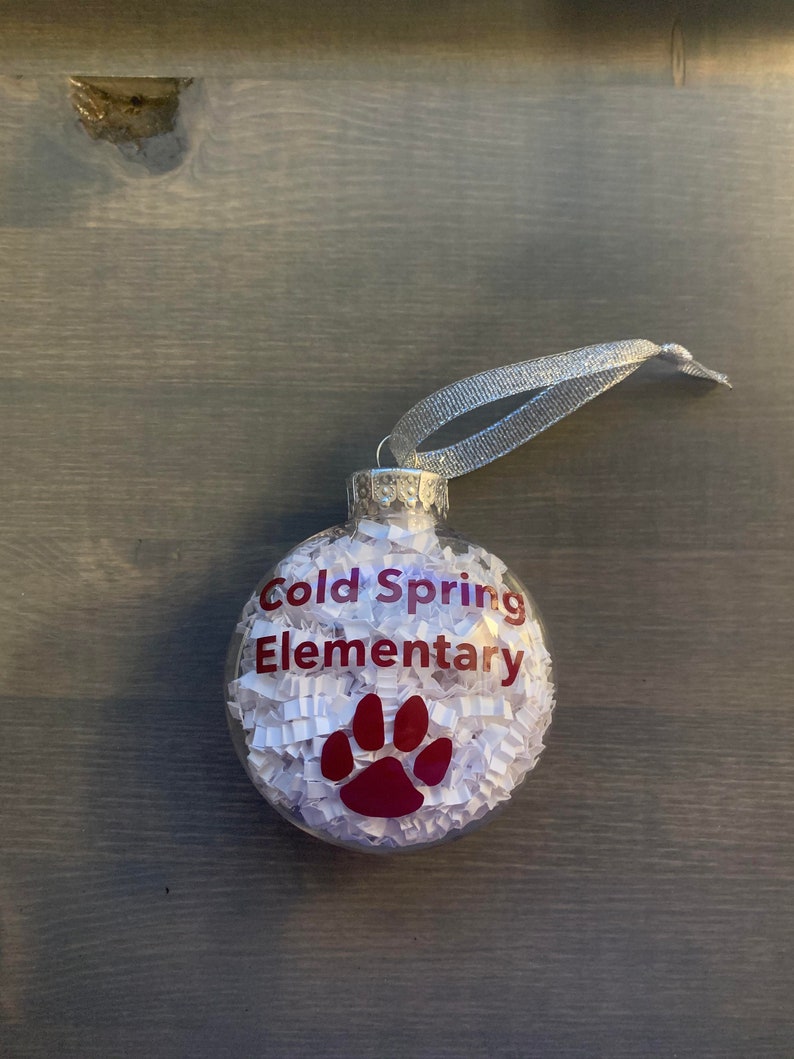 Personalized school ornaments teacher gift high school Etsy