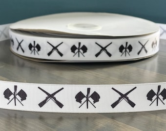 rifle color guard ribbon, 7/8" grosgrain ribbon, color guard gift