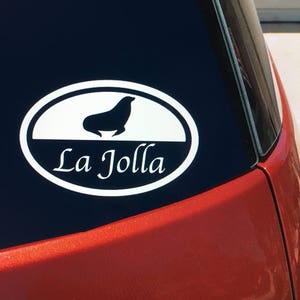La Jolla, California vinyl car window decal/sticker