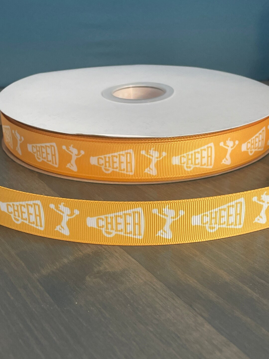 Cheer Ribbon in Golden Yellow, 7/8