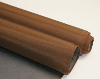 Brown Book Cloth: 2 Large Remnant Pieces of Brown, Japanese Paper-Backed Bookcloth for Bookbinding
