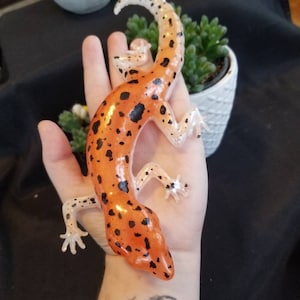 Resin Leopard Gecko