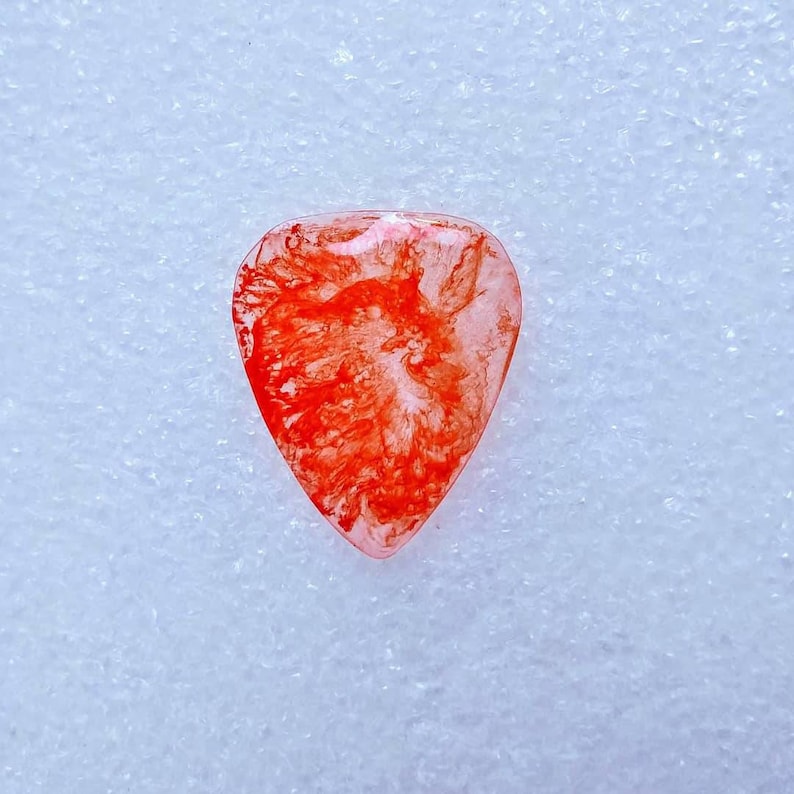 One Color Resin Guitar Pick Etsy