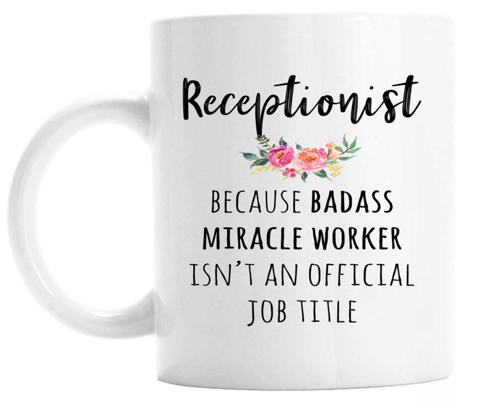 Gift for Receptionist Funny Receptionist Coffee Mug M596 Etsy