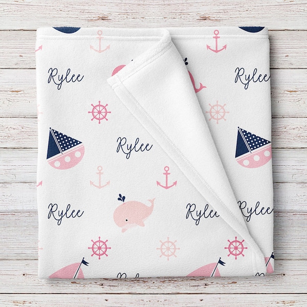 Nautical Blanket Etsy