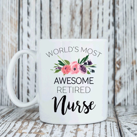 Nurse Retirement gift retirement mug gift for nurse | Etsy