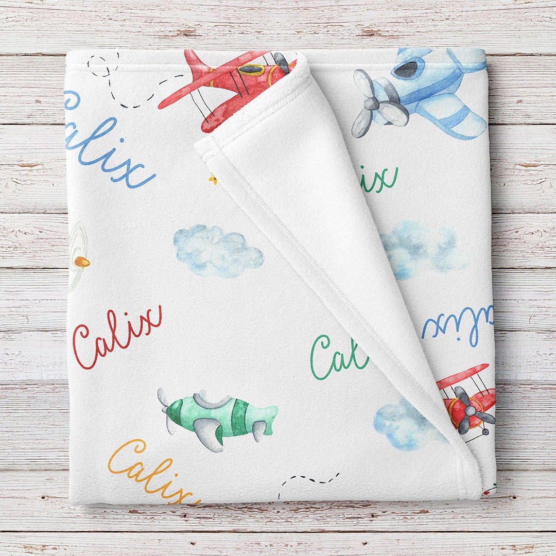 Airplane baby blanket hotsell