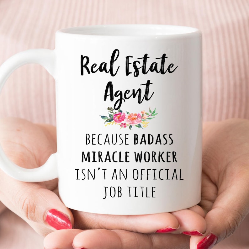 Gift For Real Estate Agent Funny Real Estate Agent Coffee | Etsy