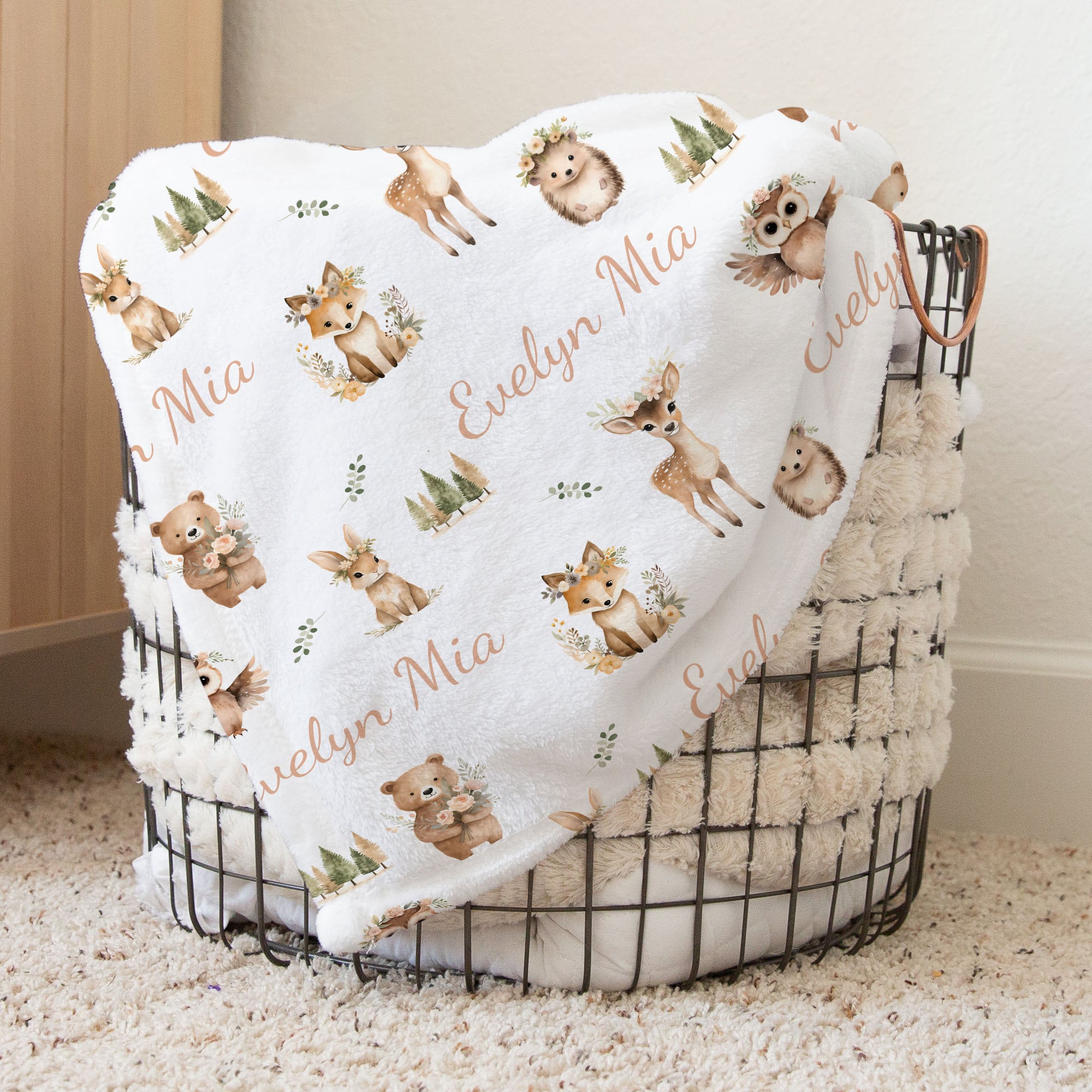 Woodland Baby Blanket