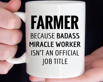 Gift For Farmer, Funny Farmer Appreciation Coffee Mug  (M580)