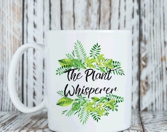 Gift for gardener, The plant whisperer mug, gardening gift (M239)