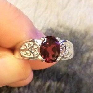sterling silver gemstone rings