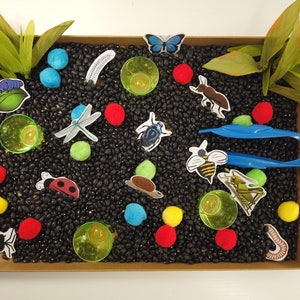 Bug Garden Sensory Bin | Sensory Kit Filler | Montessori Play | Toddler Gift | Imagination & Pretend Play | Play Kit