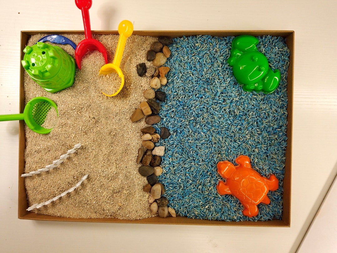 Beach and Ocean Garden Sensory Bin | Sensory Kit Filler | Montessori ...