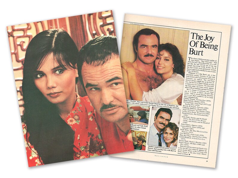 Cigarette Advertising, Burt Reynolds, Moviegoer, Movie Fan Magazine
