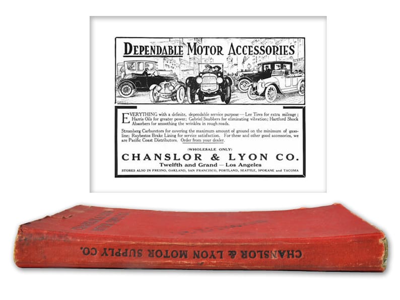 1912 Auto Parts Catalog, Vintage Auto, Reference Books, Automobilia