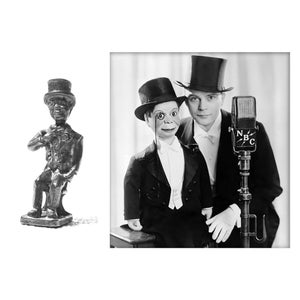 Sterling Silver Charm, Vintage Charm, Articulated Charm, Charlie McCarthy, Hollywood Memorabilia, Radio Golden Age, Ventriloquism