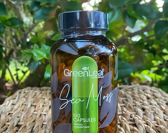 Dr. Sebi Sea moss, Irish moss capsules/ wildcrafted seamoss detox, 102 mineral rich/import from Canada- BEST SELLER