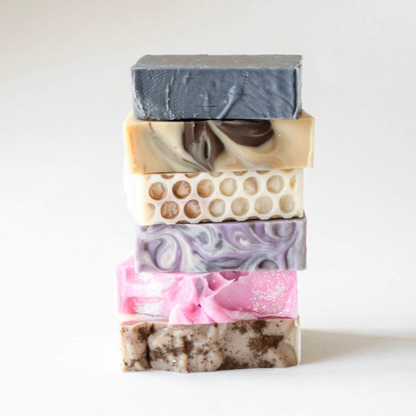 High Quality Cold Process Soap Bars, All NATURAL Cold Pressed- Made From Scratch/ Premium ALL Organic Ingredients